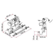 Fiamma Carry-Bike Lift 77 (02096-44-) - Fiamma wall installation adapters enabling secure awning mounting across different vehicle types - My Fiamma