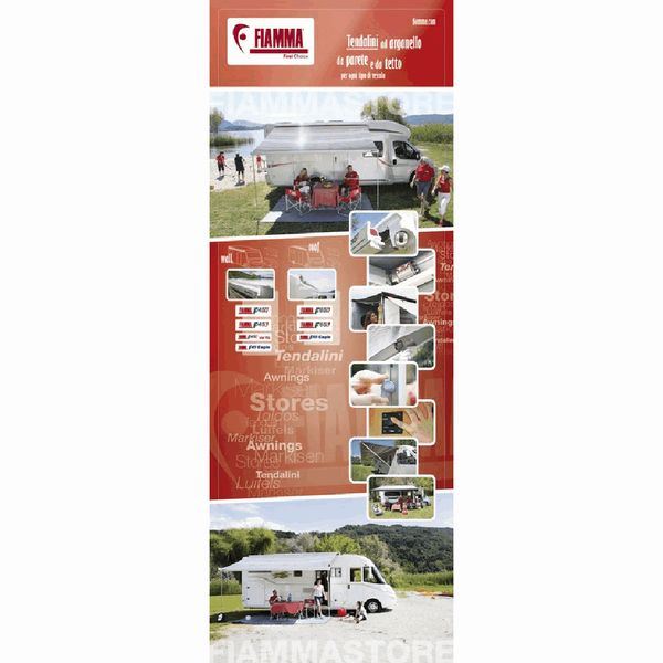 Fiamma Privacy Room Totem (99501-162) - Fiamma wall installation adapters enabling secure awning mounting across different vehicle types - My Fiamma