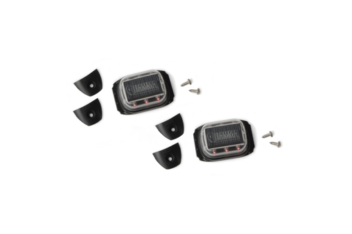 Fiamma LED Warning Solar - Pair of Solar Warning Lights - Red Flashing LEDs, IP54 - Fiamma outdoor and garage LED lighting offering durable, low-consumption visibility for travel and storage spaces - My Fiamma