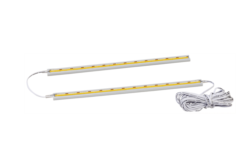Fiamma Awning Arms LED - LED Light Kit for Awning Arms - 4 Light Bars, 12V - Fiamma LED lighting for awnings providing bright, efficient outdoor illumination for evenings at camp - My Fiamma