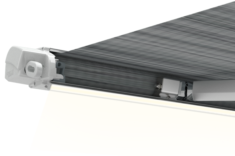 Fiamma Kit LED Strip Awning F80 - 5 m COB LED for F80s/F80L/F65L - 12V, 4000K, IP65 - Fiamma LED lighting for awnings providing bright, efficient outdoor illumination for evenings at camp - My Fiamma