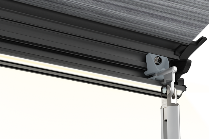 Fiamma Kit LED Strip Awning F80 - 5 m COB LED for F80s/F80L/F65L - 12V, 4000K, IP65 - Fiamma LED lighting for awnings providing bright, efficient outdoor illumination for evenings at camp - My Fiamma