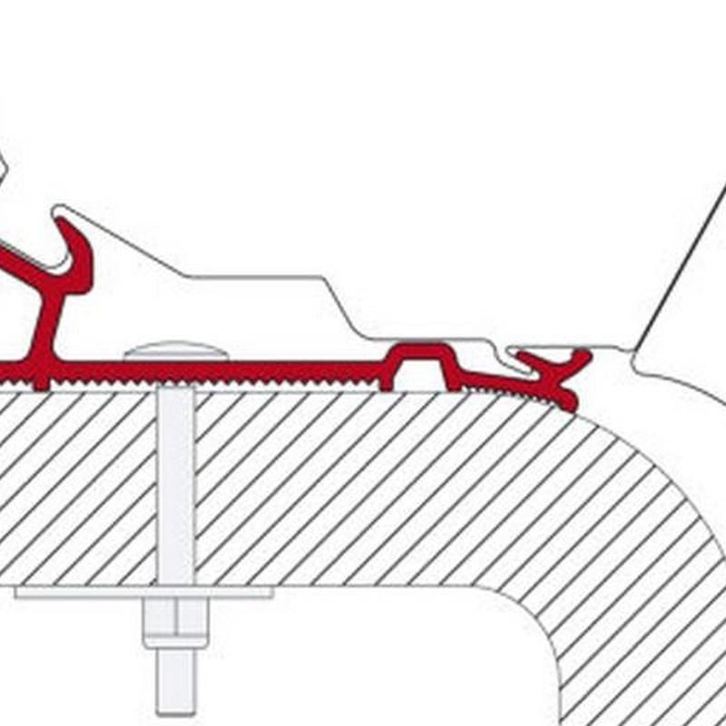 Fiamma Adapter Hymer 450 (98655-937) - Fiamma wall installation adapters enabling secure awning mounting across different vehicle types - My Fiamma