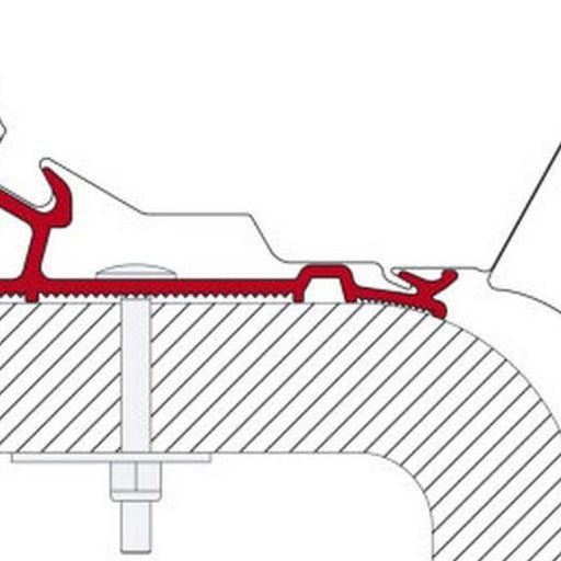 Fiamma Adapter Hymer 450 (98655-937) - Fiamma wall installation adapters enabling secure awning mounting across different vehicle types - My Fiamma