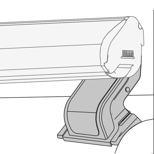 Fiamma Kit Cover VW Caddy Maxi - DB (98655Z096 - F35) - Fiamma wall installation adapters enabling secure awning mounting across different vehicle types - My Fiamma