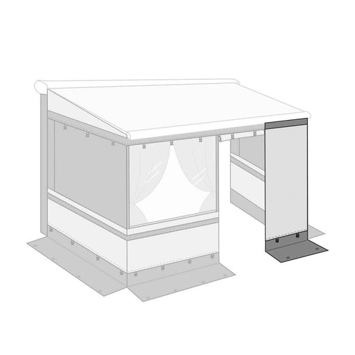 Fiamma Front Panel Light 70 for F80 Privacy Room (08766N01-) - Fiamma wall installation adapters enabling secure awning mounting across different vehicle types - My Fiamma