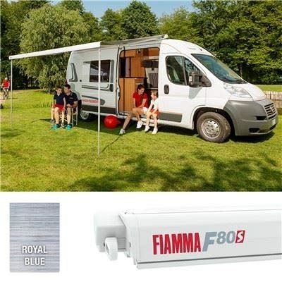 Fiamma F80S Polar White 29M Royal Blue 07830A01Q - Fiamma wall installation adapters enabling secure awning mounting across different vehicle types - My Fiamma