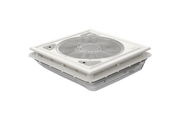 Fiamma Turbo-Vent - 12V Roof Vent Fan - 40x40 cm - Crystal - Variable Speed - Fiamma rooflights for caravans and motorhomes delivering natural light, ventilation and weatherproof roof openings - My Fiamma