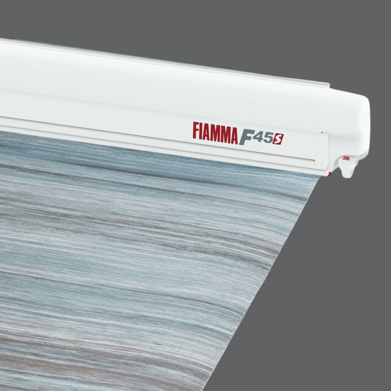 F45s 450 Wall Installation Awning - Fiamma wall-mounted awnings for caravans and motorhomes providing shade and sheltered outdoor space - My Fiamma