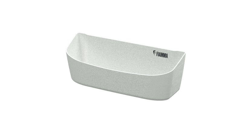 Fiamma Pocket Plus M - Wall Storage Pocket - Grey - Deep Wall Bin - Fiamma organisers for caravans and motorhomes helping keep living spaces tidy, accessible and efficiently arranged - My Fiamma
