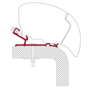 Fiamma Adapter Hymer 370 (98655-935) - Fiamma wall installation adapters enabling secure awning mounting across different vehicle types - My Fiamma