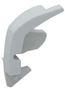 Fiamma F80 Right Lead Bar End Cap Titanium 98673T210 - Fiamma wall installation adapters enabling secure awning mounting across different vehicle types - My Fiamma