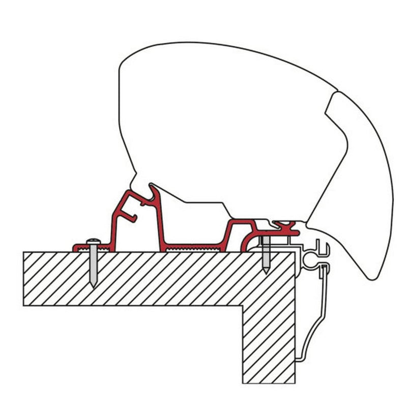 Fiamma Kit for Hobby 2009 (98655-921) - Fiamma wall installation adapters enabling secure awning mounting across different vehicle types - My Fiamma