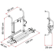 Fiamma Carry Bike UL 48 Cycle Carrier - Fiamma wall installation adapters enabling secure awning mounting across different vehicle types - My Fiamma