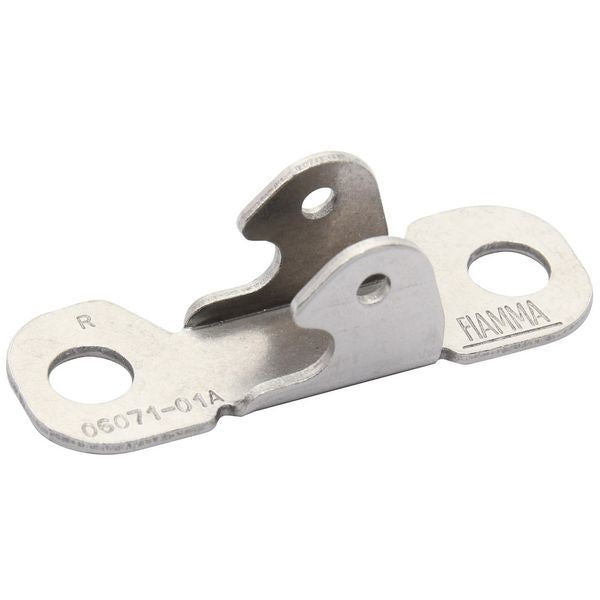 Fiamma F45/F65/F80 Right Leg Support Foot 98667-017 - Fiamma wall installation adapters enabling secure awning mounting across different vehicle types - My Fiamma