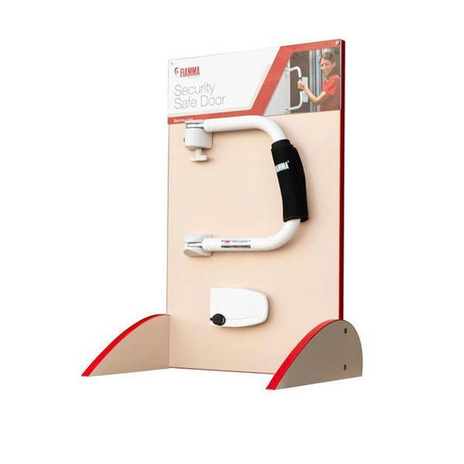 Fiamma Table Display with Security Handle and Safe Door (97499-137) - Fiamma wall installation adapters enabling secure awning mounting across different vehicle types - My Fiamma