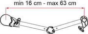 Fiamma Bike Block Pro Sd3 Black 07215F01A - Fiamma wall installation adapters enabling secure awning mounting across different vehicle types - My Fiamma