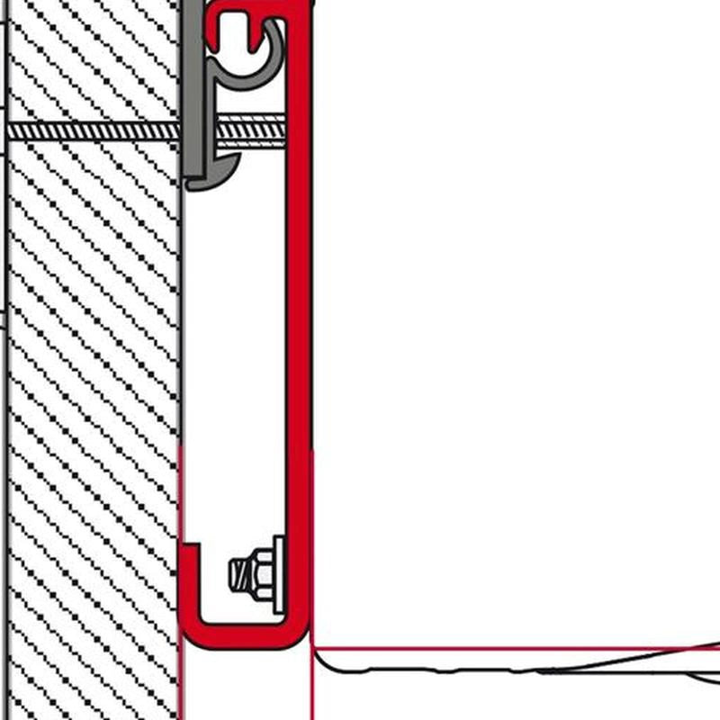 Fiamma Kit for Rapido 350 (98655-398) - Fiamma wall installation adapters enabling secure awning mounting across different vehicle types - My Fiamma