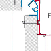 Fiamma Adapter Brackets Bailey Pegasus Mk1 for F45 F70 Awning 98655-879 - Fiamma wall installation adapters enabling secure awning mounting across different vehicle types - My Fiamma