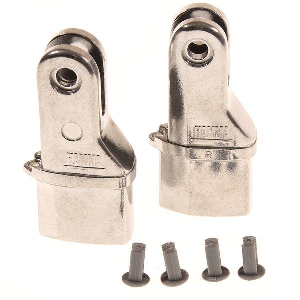 Fiamma F45Ti L/F45L Leg End Part Kit 98655-763 - Fiamma wall installation adapters enabling secure awning mounting across different vehicle types - My Fiamma