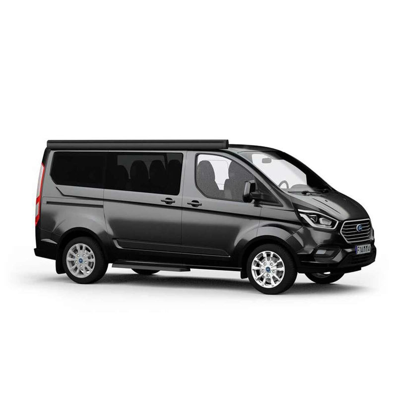 Fiamma F43Van 300 Awning - Deep Black (08833B01R) Winch Handle Wall Mounted - Fiamma wall installation adapters enabling secure awning mounting across different vehicle types - My Fiamma