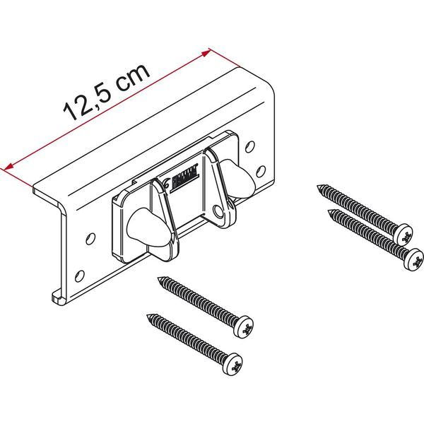 Fiamma Carry-Bike Kit Dethleffs >2010 - <2016 Blue 98656-725 - Fiamma wall installation adapters enabling secure awning mounting across different vehicle types - My Fiamma