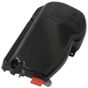 Fiamma F45S Black Left Hand End Cap 98673H001 - Fiamma wall installation adapters enabling secure awning mounting across different vehicle types - My Fiamma