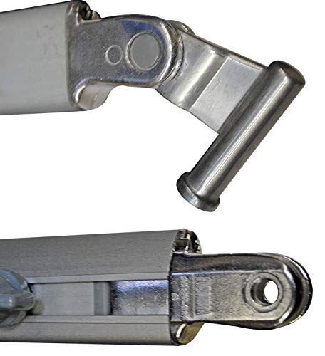 Fiamma F65/F80 Right Support Leg 320-340 98667-03A - Fiamma wall installation adapters enabling secure awning mounting across different vehicle types - My Fiamma