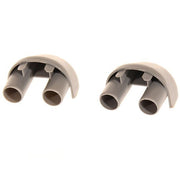 Fiamma Kit Support Bar End Cap 2Pk (98656-714) - Fiamma wall installation adapters enabling secure awning mounting across different vehicle types - My Fiamma