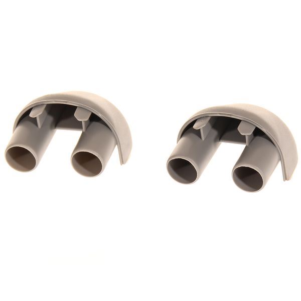 Fiamma Kit Support Bar End Cap 2Pk (98656-714) - Fiamma wall installation adapters enabling secure awning mounting across different vehicle types - My Fiamma