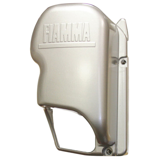 Fiamma Right Hand End Cover F45S Titanium 98673T401 - Fiamma wall installation adapters enabling secure awning mounting across different vehicle types - My Fiamma
