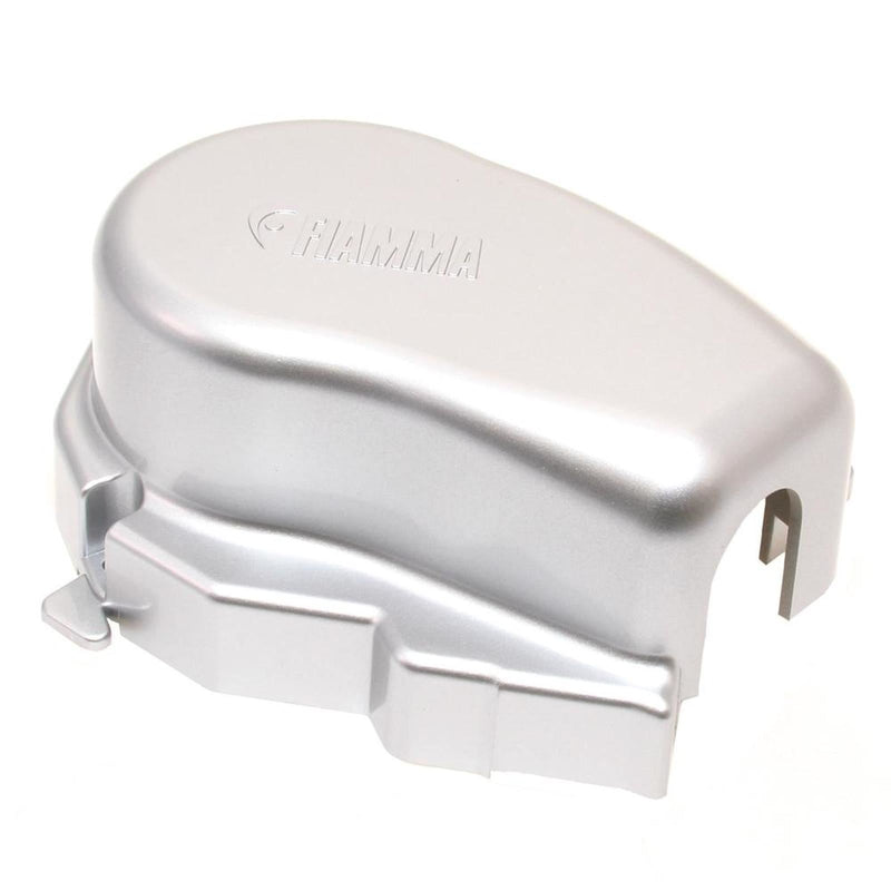 Fiamma F65L 2018 Left Hand Outer End Cap Titanium (98667-040) - Fiamma wall installation adapters enabling secure awning mounting across different vehicle types - My Fiamma