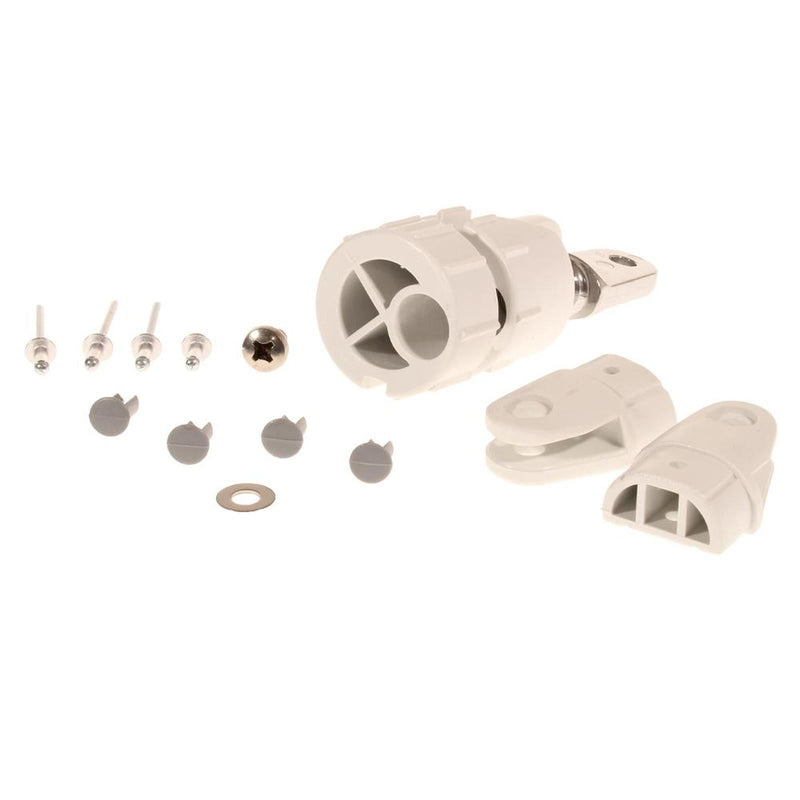 Fiamma CaravanStore / F35pro Left Hand Knuckle Kit (03570-01-) - Fiamma wall installation adapters enabling secure awning mounting across different vehicle types - My Fiamma
