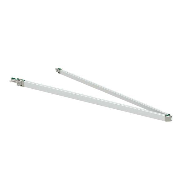 Fiamma Right Hand Arm 320-450cm for F80s Awning (98673-245) - Fiamma wall installation adapters enabling secure awning mounting across different vehicle types - My Fiamma