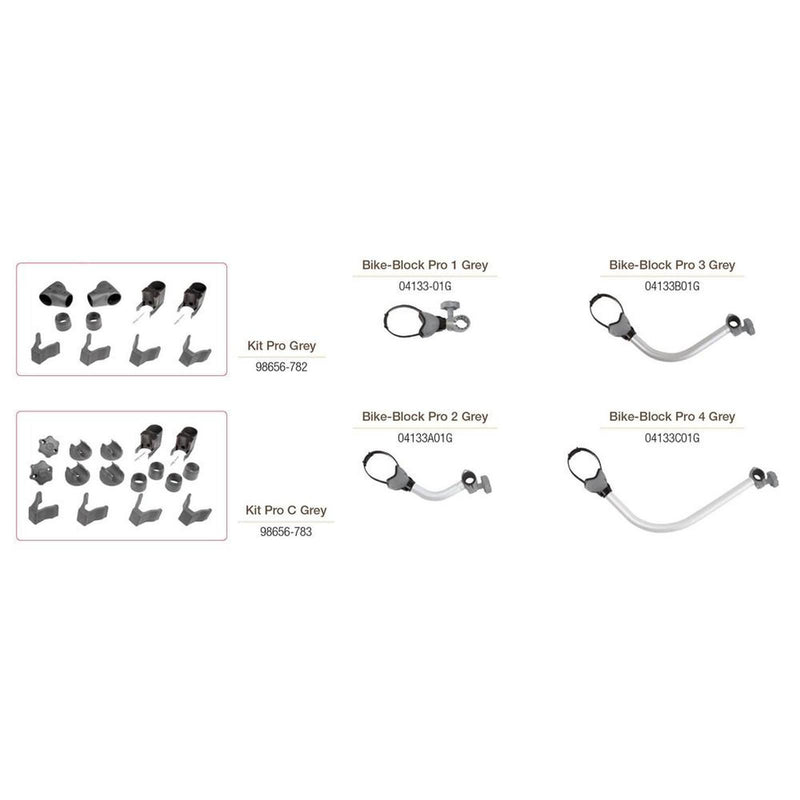 Fiamma C/B Pro C Upgrade Kit Grey (98656-783) - Fiamma wall installation adapters enabling secure awning mounting across different vehicle types - My Fiamma