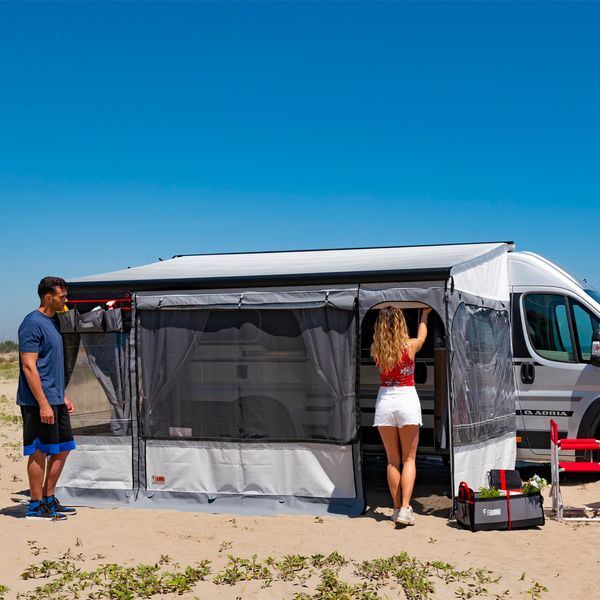 Fiamma Privacy Room 300 F80L XXL H=281-310 (08370A01-) - Fiamma wall installation adapters enabling secure awning mounting across different vehicle types - My Fiamma