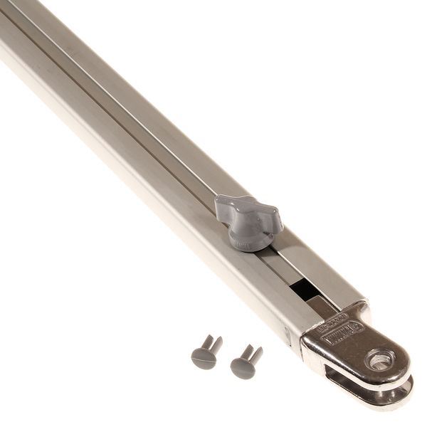 Fiamma F45I-Ti-Pl/F1 Left Hand Leg Support 300 05106-02- - Fiamma wall installation adapters enabling secure awning mounting across different vehicle types - My Fiamma