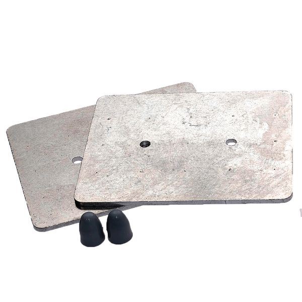 Fiamma Carry-Bike Aluminium Internal Brackets (2) 98656-275 - Fiamma wall installation adapters enabling secure awning mounting across different vehicle types - My Fiamma