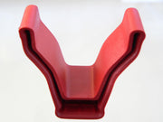 FIAMMA BIKE RACK END CAP IN RED for cycle rack rails end cap V shape 98656-079 - Fiamma wall installation adapters enabling secure awning mounting across different vehicle types - My Fiamma