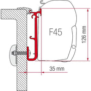 Fiamma Kit for Caravan (98655-252) - Fiamma wall installation adapters enabling secure awning mounting across different vehicle types - My Fiamma