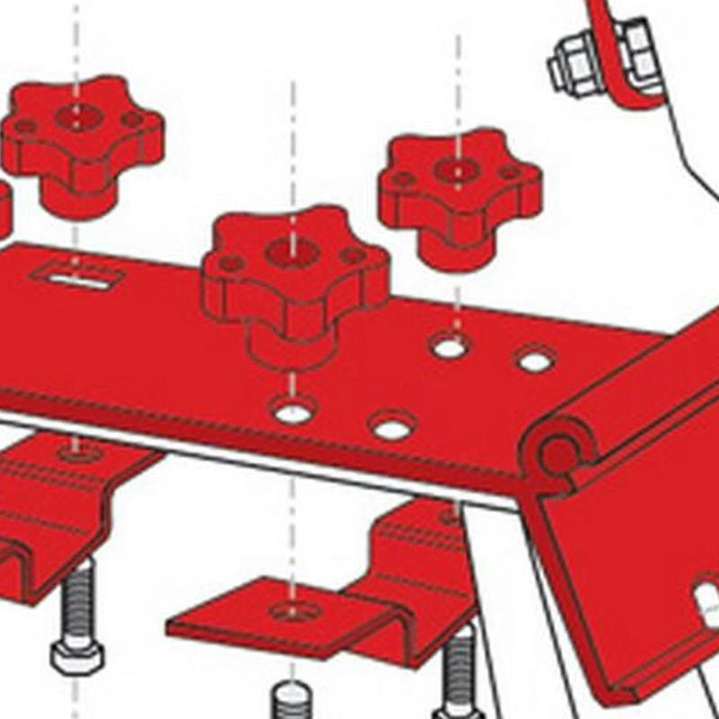 Fiamma F35 Standard Awning Mounting Bracket for Vehicle Roof Rails 98655-142 - Fiamma wall installation adapters enabling secure awning mounting across different vehicle types - My Fiamma