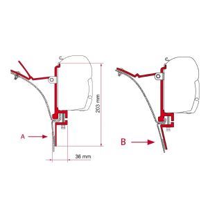 Fiamma F45 Adapter Kit Van 98655-017 - Fiamma wall installation adapters enabling secure awning mounting across different vehicle types - My Fiamma
