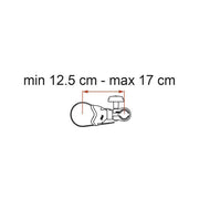 Fiamma Bike-Block Pro 1 - Deep Black 04133H01A - Fiamma wall installation adapters enabling secure awning mounting across different vehicle types - My Fiamma