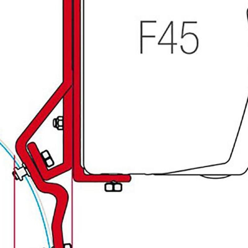 Fiamma Kit for Ducato / Master (98655-286) - Fiamma wall installation adapters enabling secure awning mounting across different vehicle types - My Fiamma