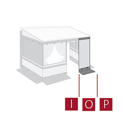 Fiamma Privacy Room Light Front Panel 75 (08766C01-) - Fiamma wall installation adapters enabling secure awning mounting across different vehicle types - My Fiamma
