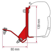 Fiamma F45 Adapter Kit Fiat Ducato Hymer 98655Z028 - Fiamma wall installation adapters enabling secure awning mounting across different vehicle types - My Fiamma