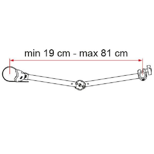 Fiamma Bike Block Pro D3 Black for Carry Bike Bicycle Cycle Rack Safety - Fiamma wall installation adapters enabling secure awning mounting across different vehicle types - My Fiamma