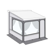 Fiamma Privacy Room 300 H3 F80 (08760A01-) - Fiamma wall installation adapters enabling secure awning mounting across different vehicle types - My Fiamma