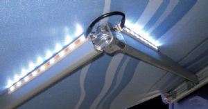 Fiamma Awning Arms Light 12V Led F45 F80 Zip 98655-849 - Fiamma wall installation adapters enabling secure awning mounting across different vehicle types - My Fiamma