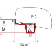 Fiamma Kit for Nissan NV350 (98655Z194) - Fiamma wall installation adapters enabling secure awning mounting across different vehicle types - My Fiamma